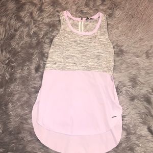 Long Lavendar Sleeveless Kids Shirt